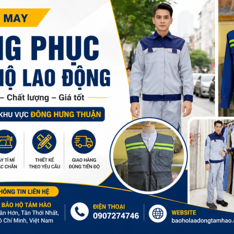 Xưởng May Đồng Phục Bảo Hộ Lao Động Uy Tín Phục Vụ Khu Vực Đông Hưng Thuận, Thành Phố Hồ Chí Minh
