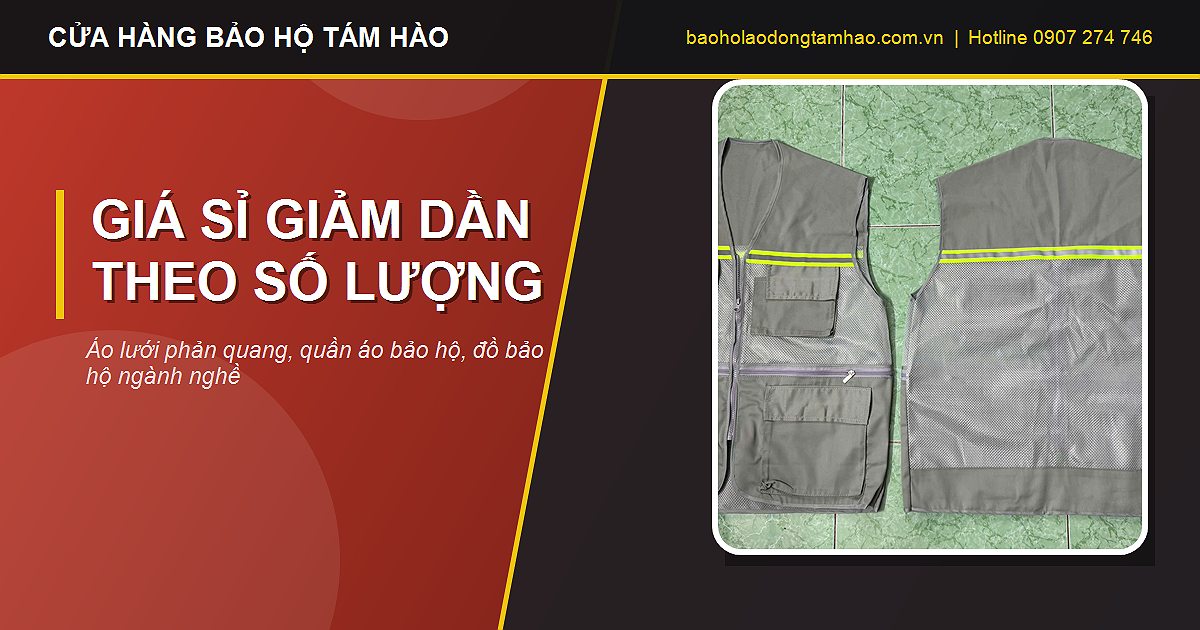 bảng giá sỉ quần áo bảo hộ lao động theo số lượng