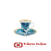Vista Alegre - Bộ Ly Uống Coffee Gold Exotic - 2 Món